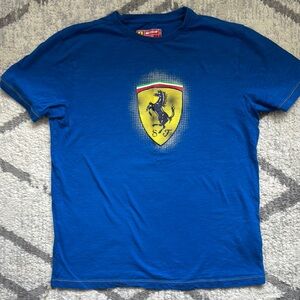 Ferrari Royal Blue Short Sleeve Tee